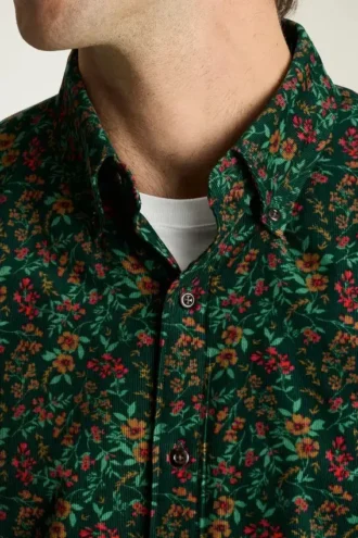 La camisa de pana elástica