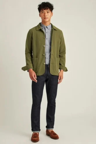 La chaqueta-camisa de punto