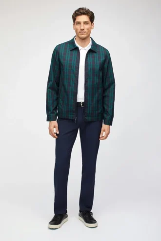 La chaqueta cortavientos de golf Tartan