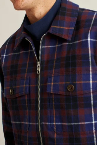 La chaqueta de algodón cepillado