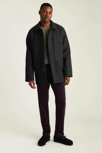 La chaqueta de campo de lana italiana