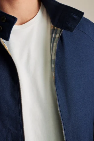 La chaqueta Harrington de lona