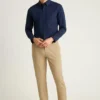 Pantalón chino de algodón elástico