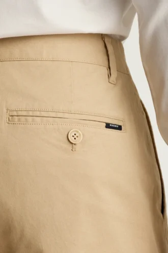 Pantalón chino de algodón elástico