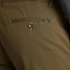 Pantalón chino de algodón elástico