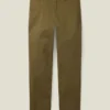 Pantalón chino de algodón elástico