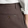 Pantalón chino de sarga cepillada