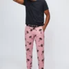 Pantalón chino elástico estampado