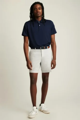 Pantalón corto de golf de seersucker de alto rendimiento