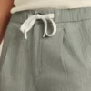 Pantalón corto de paseo de mezcla de lino