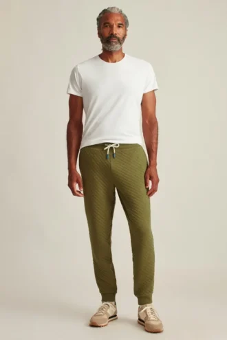 Pantalón de chándal acolchado en rombos