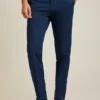 Pantalón de traje de algodón elástico italiano