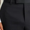 Pantalón de traje de lana italiana 120S de primera calidad