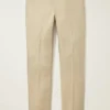 Pantalón de traje de lino elástico italiano