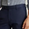 Pantalón de traje italiano de primera calidad