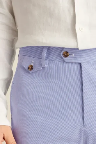 Pantalón de vestir de algodón elástico italiano