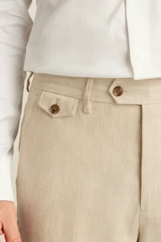 Pantalón de vestir de lino italiano Jetsetter