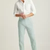 Pantalón de vestir italiano de seersucker Jetsetter