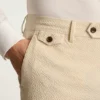 Pantalón de vestir italiano de seersucker Jetsetter