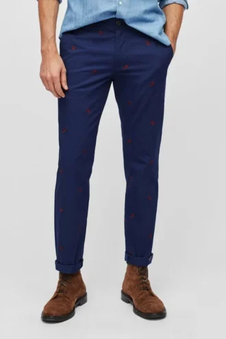 Pantalones chinos elásticos Holiday Critter