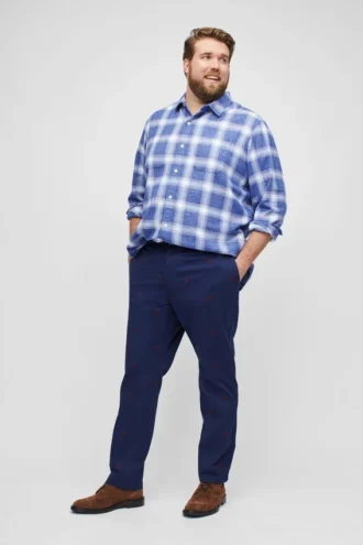 Pantalones chinos elásticos Holiday Critter Tallas grandes