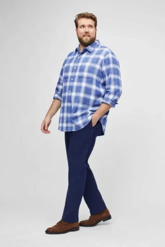 Pantalones chinos elásticos Holiday Critter Tallas grandes