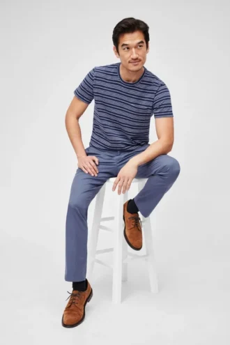 Pantalones chinos elásticos ligeros para hombre