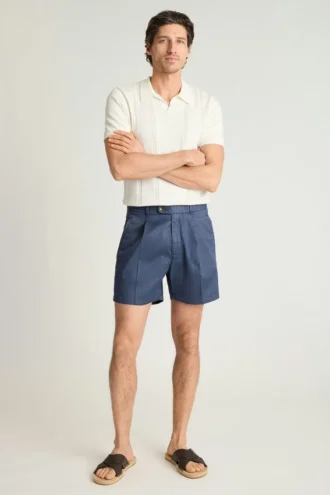 Pantalones cortos de lino Coastal para hombre