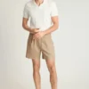 Pantalones cortos de lino Coastal para hombre