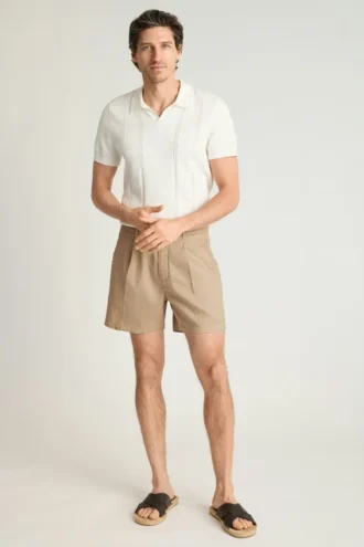 Pantalones cortos de lino Coastal para hombre