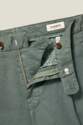 Pantalones cortos de lino Coastal para hombre