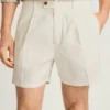 Pantalones cortos de lino Coastal para hombre