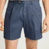 Pantalones cortos de lino Coastal para hombre