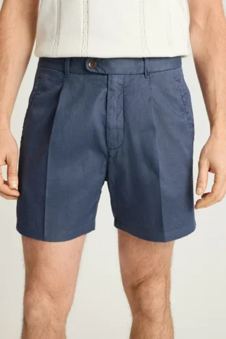 Pantalones cortos de lino Coastal para hombre