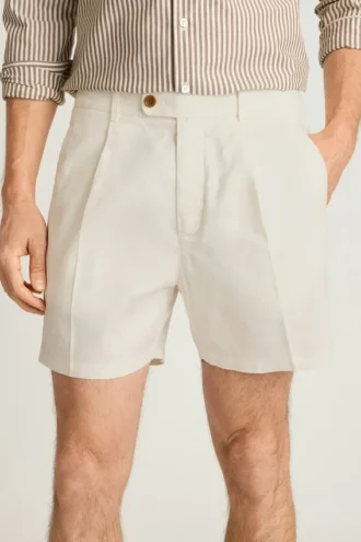 Pantalones cortos de lino Coastal para hombre