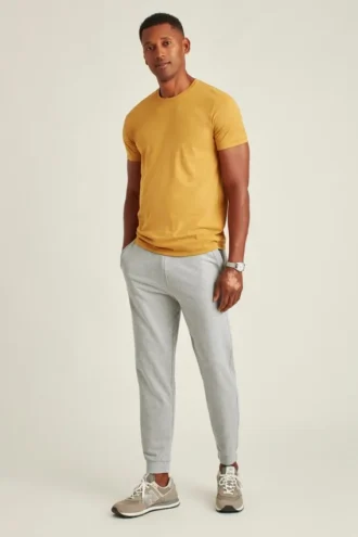 Pantalones de chándal de felpa elástica