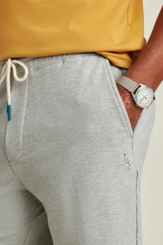 Pantalones de chándal de felpa elástica