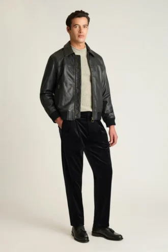 Pantalones de terciopelo para hombre de Bonobos | Pantalones de lujo italianos con pliegues