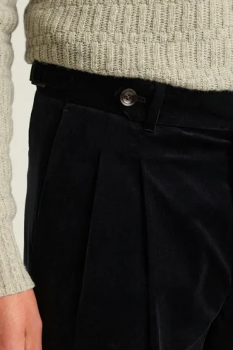 Pantalones de terciopelo para hombre de Bonobos | Pantalones de lujo italianos con pliegues