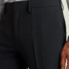 Pantalones de vestir de lana elástica para hombre