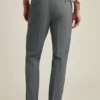 Pantalones de vestir de lana elástica para hombre