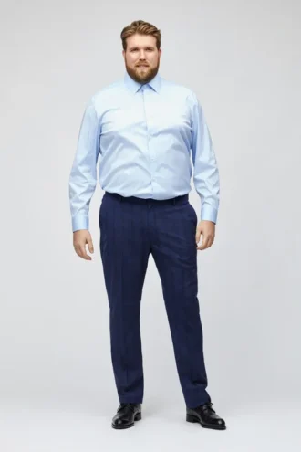 Pantalones de vestir de lana elástica | Tallas grandes