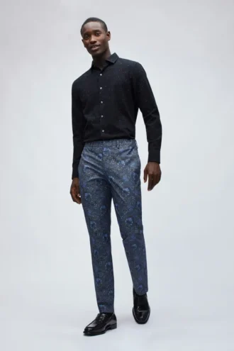 Pantalones elásticos de primera calidad confeccionados con tela Liberty