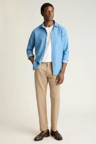 Pantalones italianos cepillados de 5 bolsillos