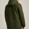 Parka – Chaqueta parka de lana italiana para hombre