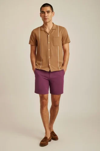 Polo Cabana con ribetes