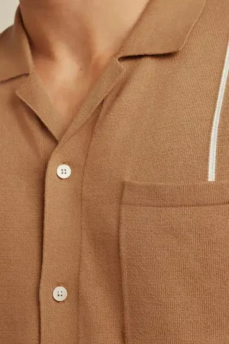 Polo Cabana con ribetes