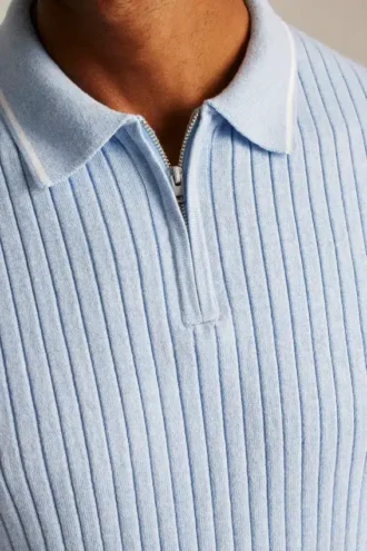 Polo con cremallera Soft Air