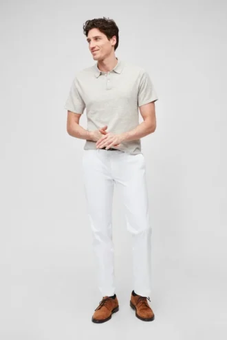Polo de algodón y lino