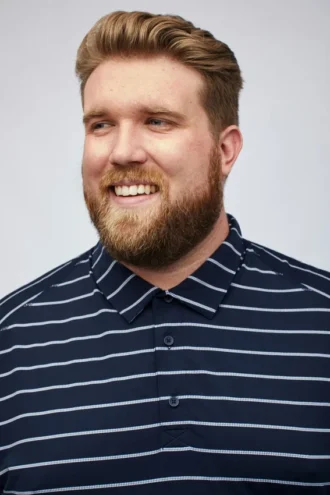 Polo de golf M-Flex en tallas grandes